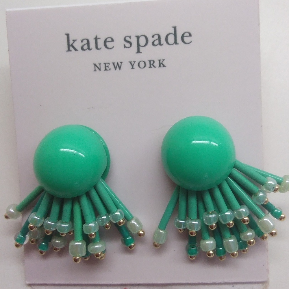 Kate Spade New Mint Candy Drop with Bead Trailers